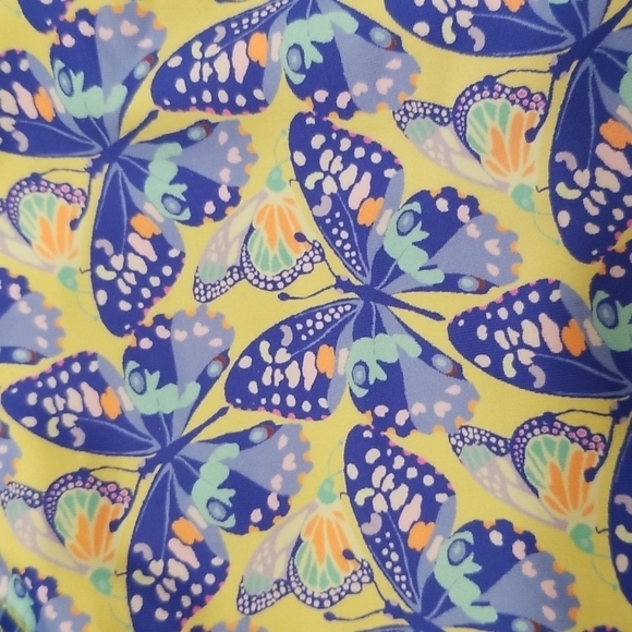 💕FRANKIE'S BIKINIS💕 Falcon Bikini TOP ~ Monarch Butterfly Print Large L NWT - Picture 12 of 14